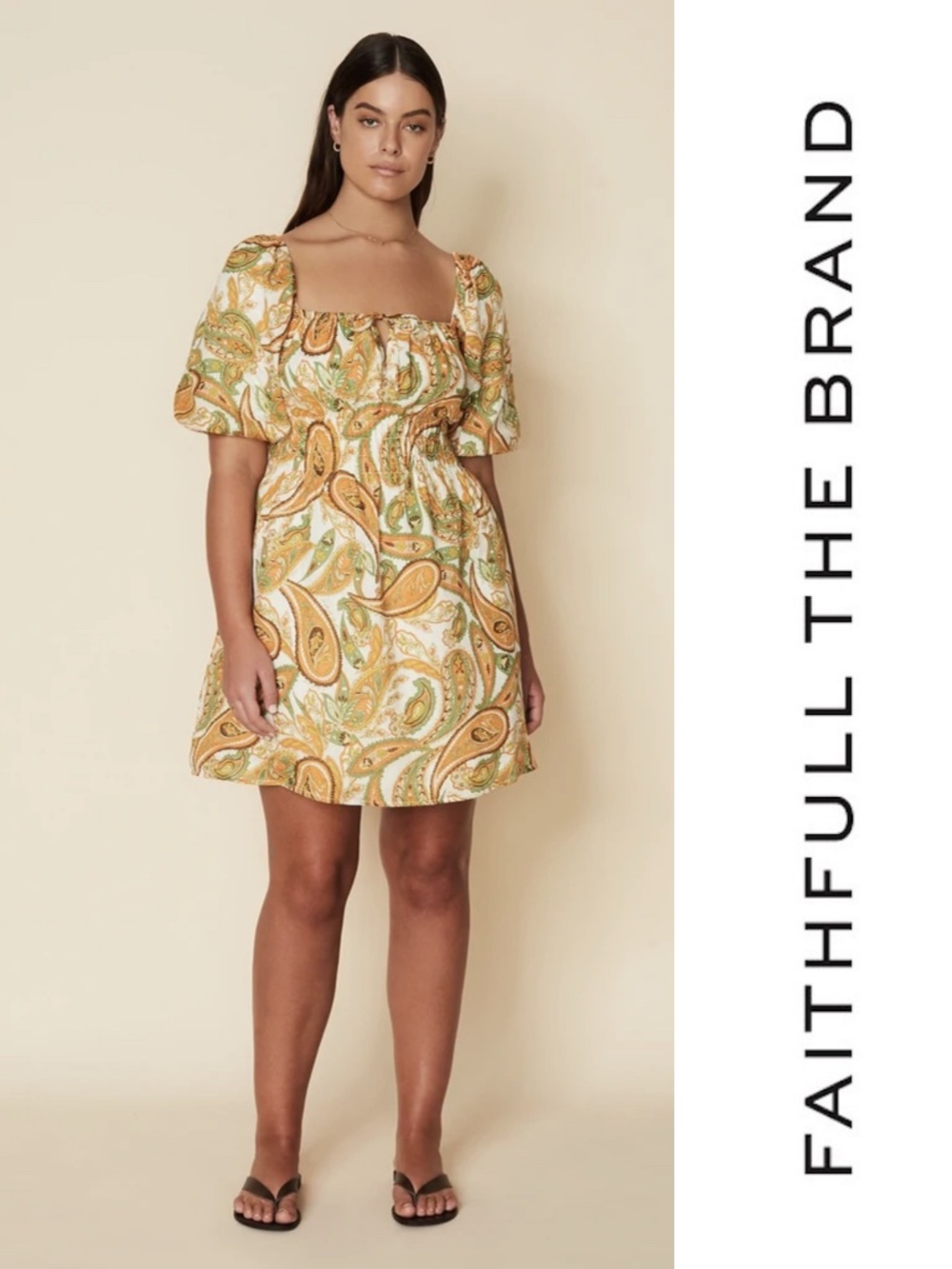 Faithfull the Brand - Nikoleta Mini Dress Size X-Large